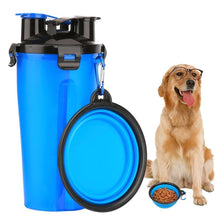 Load image into Gallery viewer, 2 in 1 Dog Drinking Water Bottle with Bowls
