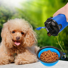 Load image into Gallery viewer, 2 in 1 Dog Drinking Water Bottle with Bowls
